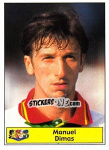 Sticker Manuel Dimas - Star Publishing Euro 2000. European Football Championship n. 36 - NO EDITOR