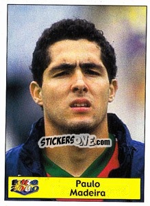 Sticker Paulo Madeira - Star Publishing Euro 2000. European Football Championship n. 37 - NO EDITOR