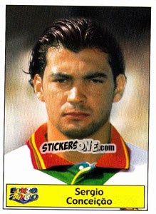 Sticker Sergio Conceicao - Star Publishing Euro 2000. European Football Championship - NO EDITOR