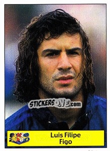 Sticker Luis Figo - Star Publishing Euro 2000. European Football Championship n. 41 - NO EDITOR