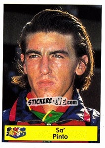 Sticker Sa Pinto - Star Publishing Euro 2000. European Football Championship n. 45 - NO EDITOR