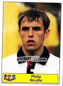 Sticker Phil Neville - Star Publishing Euro 2000. European Football Championship n. 53 - NO EDITOR