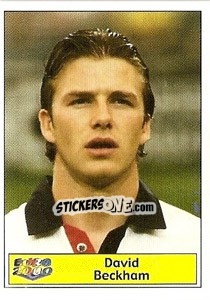 Sticker David Beckham - Star Publishing Euro 2000. European Football Championship n. 57 - NO EDITOR