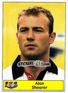 Sticker Alan Shearer - Star Publishing Euro 2000. European Football Championship n. 60 - NO EDITOR