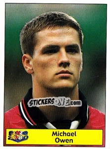 Sticker Michael Owen - Star Publishing Euro 2000. European Football Championship n. 61 - NO EDITOR
