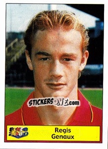 Sticker Regis Genaux - Star Publishing Euro 2000. European Football Championship - NO EDITOR