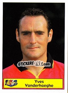 Sticker Yves Vanderhaeghe - Star Publishing Euro 2000. European Football Championship n. 66 - NO EDITOR