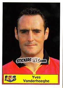 Sticker Yves Vanderhaeghe - Star Publishing Euro 2000. European Football Championship - NO EDITOR