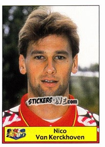 Sticker Nico Van Kerckhoven - Star Publishing Euro 2000. European Football Championship - NO EDITOR