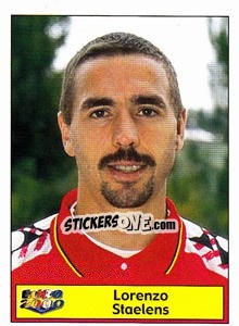 Sticker Lorenzo Staelens - Star Publishing Euro 2000. European Football Championship n. 68 - NO EDITOR