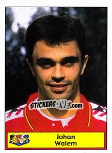 Sticker Johan Walem - Star Publishing Euro 2000. European Football Championship n. 70 - NO EDITOR