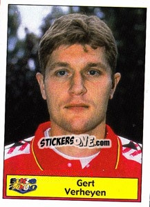 Sticker Gert Verheyen - Star Publishing Euro 2000. European Football Championship n. 72 - NO EDITOR
