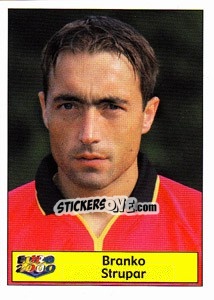 Sticker Branko Strupar - Star Publishing Euro 2000. European Football Championship n. 75 - NO EDITOR