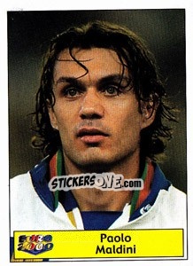 Sticker Paolo Maldini - Star Publishing Euro 2000. European Football Championship n. 78 - NO EDITOR