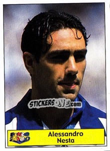 Sticker Alessandro Nesta - Star Publishing Euro 2000. European Football Championship n. 80 - NO EDITOR