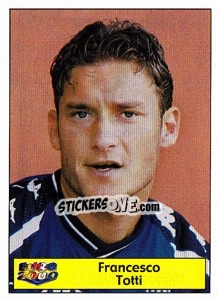 Sticker Francesco Totti - Star Publishing Euro 2000. European Football Championship n. 89 - NO EDITOR