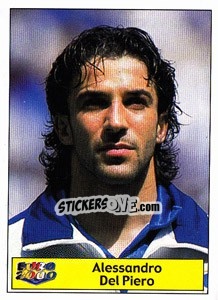 Sticker Alessandro Del Piero - Star Publishing Euro 2000. European Football Championship n. 90 - NO EDITOR