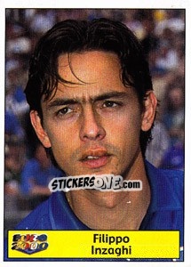 Cromo Filippo Inzaghi - Star Publishing Euro 2000. European Football Championship - NO EDITOR