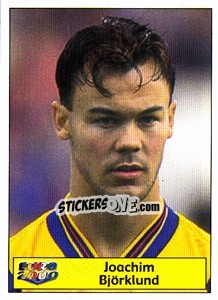 Sticker Joachim Bjorklund - Star Publishing Euro 2000. European Football Championship n. 96 - NO EDITOR