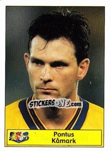 Sticker Pontus Kamark - Star Publishing Euro 2000. European Football Championship n. 97 - NO EDITOR