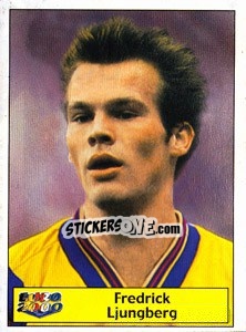 Sticker Fredrik Ljungberg - Star Publishing Euro 2000. European Football Championship n. 100 - NO EDITOR