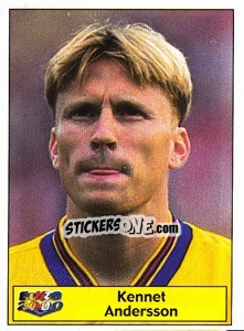 Sticker Kennet Andersson - Star Publishing Euro 2000. European Football Championship n. 104 - NO EDITOR