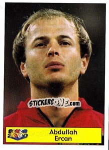 Sticker Abdullah Ercan - Star Publishing Euro 2000. European Football Championship - NO EDITOR