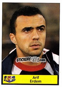 Sticker Arif Erdem - Star Publishing Euro 2000. European Football Championship - NO EDITOR