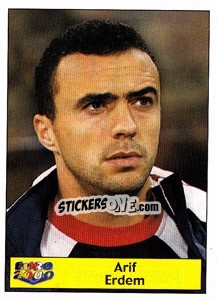 Sticker Arif Erdem - Star Publishing Euro 2000. European Football Championship n. 121 - NO EDITOR