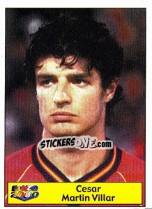 Sticker Cesar Martin - Star Publishing Euro 2000. European Football Championship n. 128 - NO EDITOR