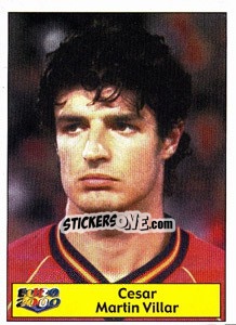 Sticker Cesar Martin - Star Publishing Euro 2000. European Football Championship - NO EDITOR