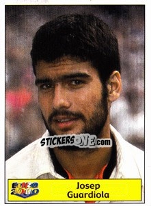 Sticker Josep Guardiola - Star Publishing Euro 2000. European Football Championship n. 129 - NO EDITOR