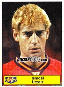 Sticker Ismael Urzaiz - Star Publishing Euro 2000. European Football Championship - NO EDITOR