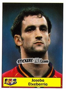 Sticker Joseba Etxeberria - Star Publishing Euro 2000. European Football Championship - NO EDITOR