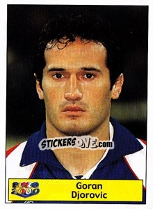 Sticker Goran Djorovic - Star Publishing Euro 2000. European Football Championship - NO EDITOR