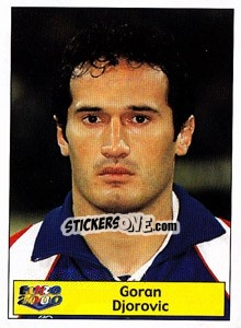 Sticker Goran Djorovic - Star Publishing Euro 2000. European Football Championship n. 139 - NO EDITOR