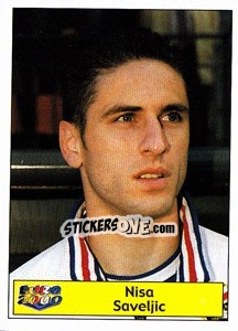 Sticker Nisa Saveljic - Star Publishing Euro 2000. European Football Championship n. 142 - NO EDITOR