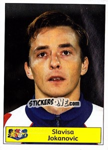 Sticker Slavisa Jokanovic - Star Publishing Euro 2000. European Football Championship n. 144 - NO EDITOR