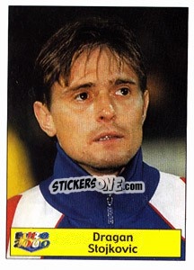 Sticker Dragan Stojkovic - Star Publishing Euro 2000. European Football Championship - NO EDITOR