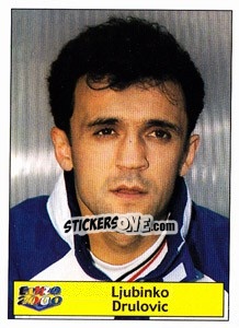 Sticker Ljubinko Drulovic - Star Publishing Euro 2000. European Football Championship - NO EDITOR