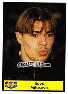 Sticker Savo Milosevic - Star Publishing Euro 2000. European Football Championship - NO EDITOR