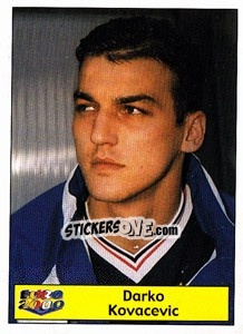 Sticker Darko Kovacevic - Star Publishing Euro 2000. European Football Championship - NO EDITOR