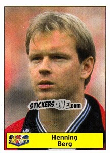 Sticker Henning Berg - Star Publishing Euro 2000. European Football Championship n. 154 - NO EDITOR