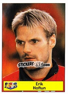 Sticker Erik Hoftun - Star Publishing Euro 2000. European Football Championship n. 157 - NO EDITOR
