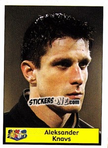 Sticker Aleksander Knavs - Star Publishing Euro 2000. European Football Championship n. 168 - NO EDITOR
