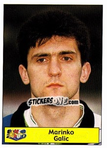 Sticker Marinko Galic - Star Publishing Euro 2000. European Football Championship n. 170 - NO EDITOR
