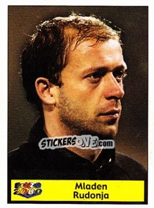 Sticker Mladen Rudonja - Star Publishing Euro 2000. European Football Championship - NO EDITOR