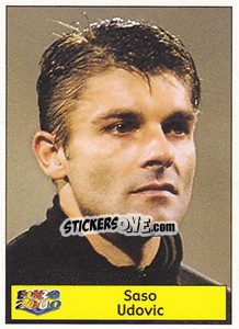 Sticker Saso Udovic - Star Publishing Euro 2000. European Football Championship - NO EDITOR