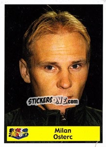 Sticker Milan Osterc - Star Publishing Euro 2000. European Football Championship n. 180 - NO EDITOR