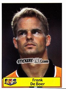 Sticker Frank De Boer - Star Publishing Euro 2000. European Football Championship - NO EDITOR